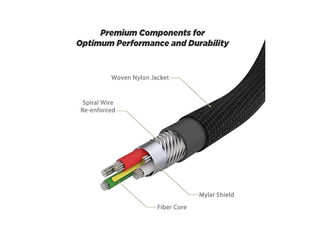 كابل SCOSCHE StrikeLine® Premium المضفر USB-C إلى Lightning بطول 1.2 متر (معتمد من Apple MFi) للشحن والمزامنة - iPhone/iPad كابل SCOSCHE StrikeLine® Premium المضفر USB-C إلى Lightning بطول 1.2 متر (معتمد من Apple MFi) للشحن والمزامنة - iPhone/iPad